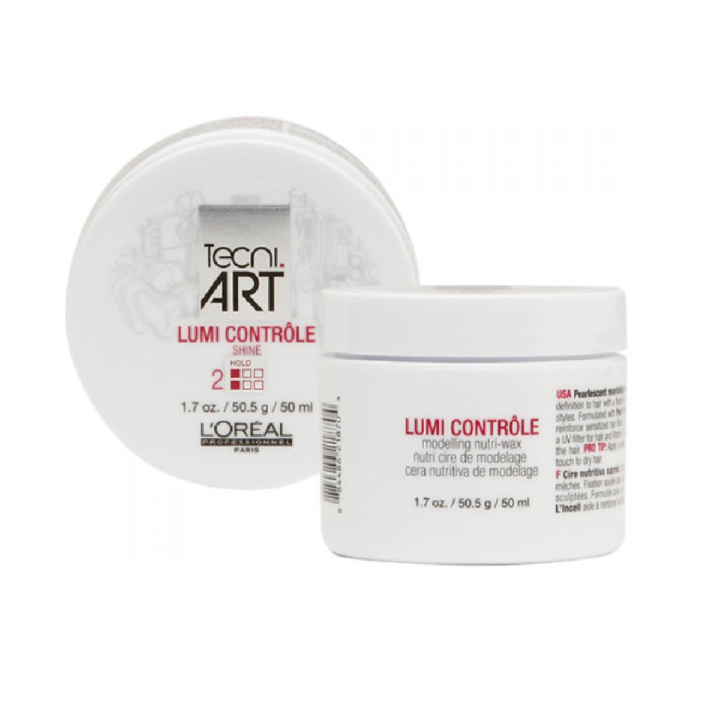 L'Oréal Professionnel Tecni.ART Lumi.Controle Hair Wax 1.7oz / 50m...
